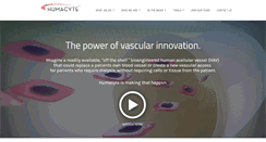 Desktop Screenshot of humacyte.com
