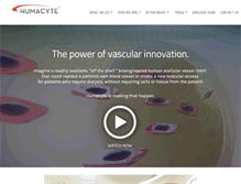 Tablet Screenshot of humacyte.com